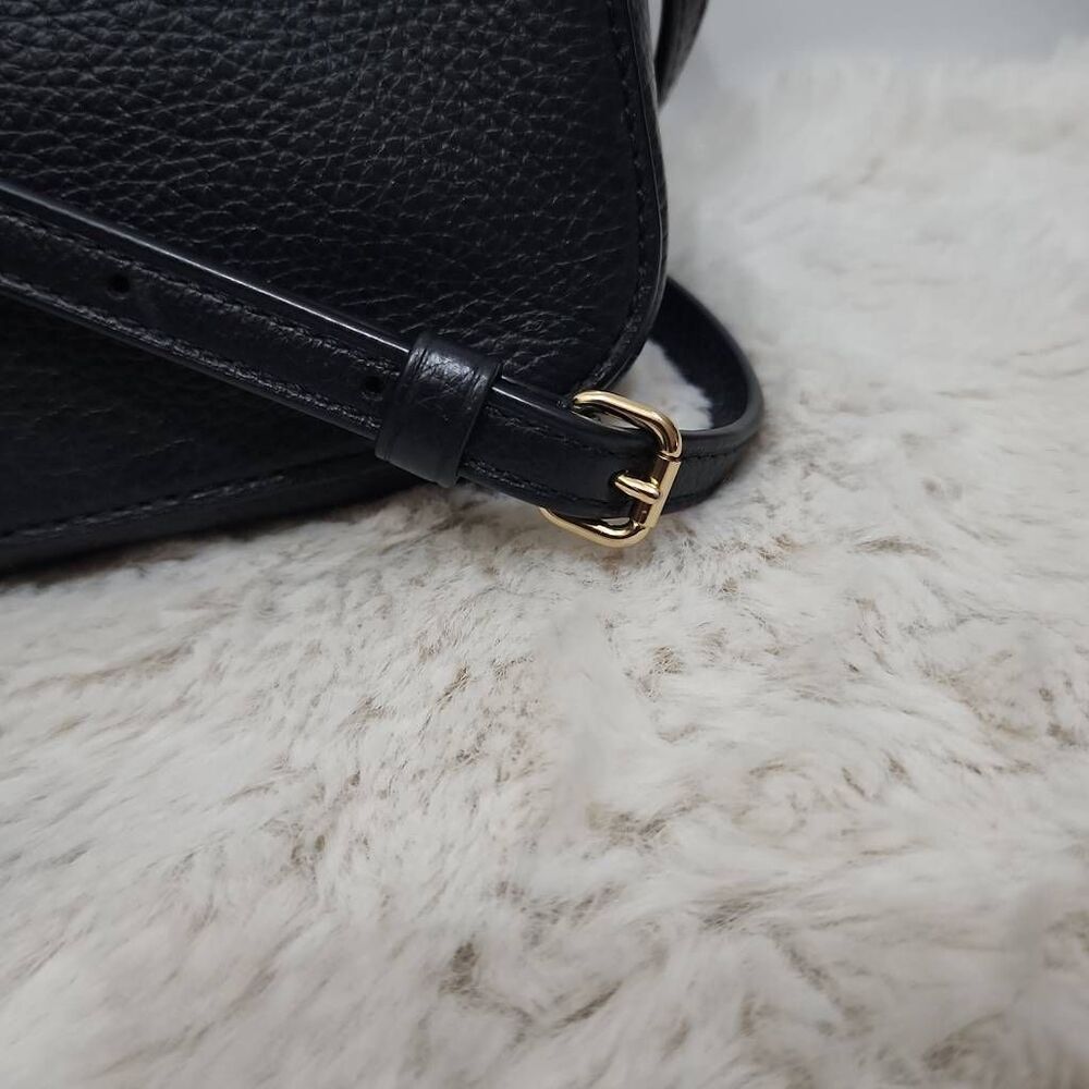Coach Mini Jamie Camera Bag crafted from refined pebble leather Black - Picture 3 of 10